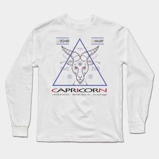 Capricorn Zodiac sign- astronomical sign - Horoscope Long Sleeve T-Shirt